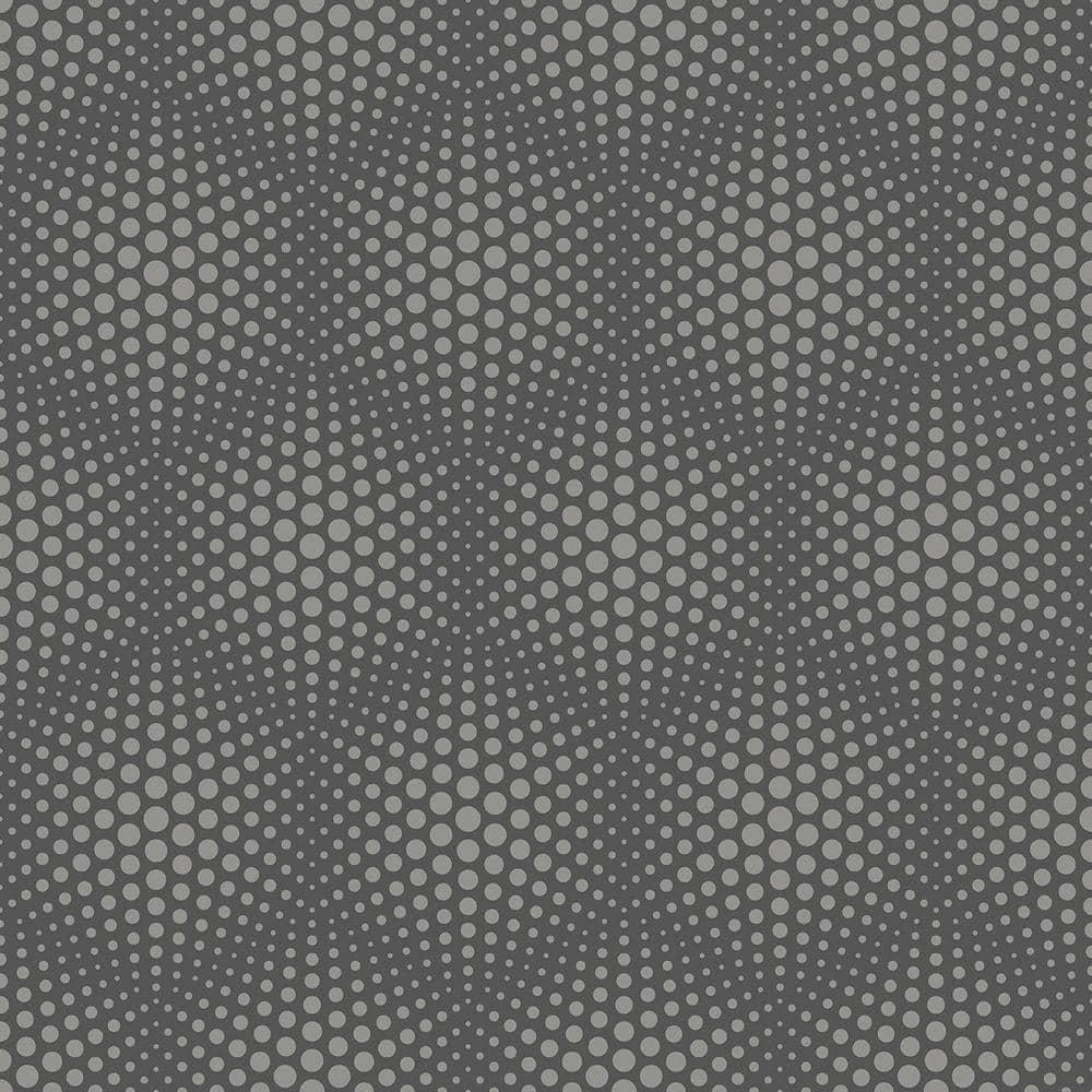 Advantage Milo Dark Grey Bubble Geometric Wallpaper