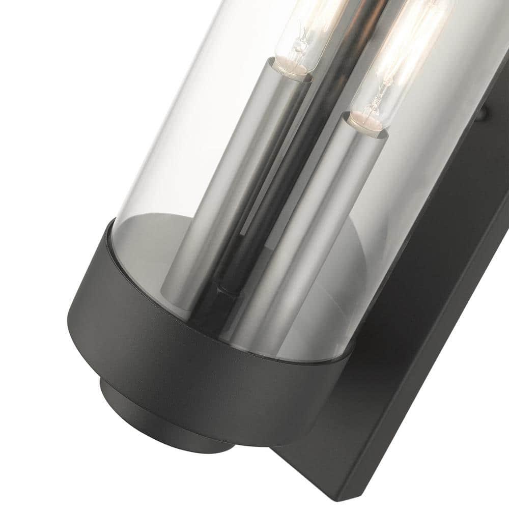 Livex Lighting Hillcrest 2 - Light Wall Light in  Textured Black