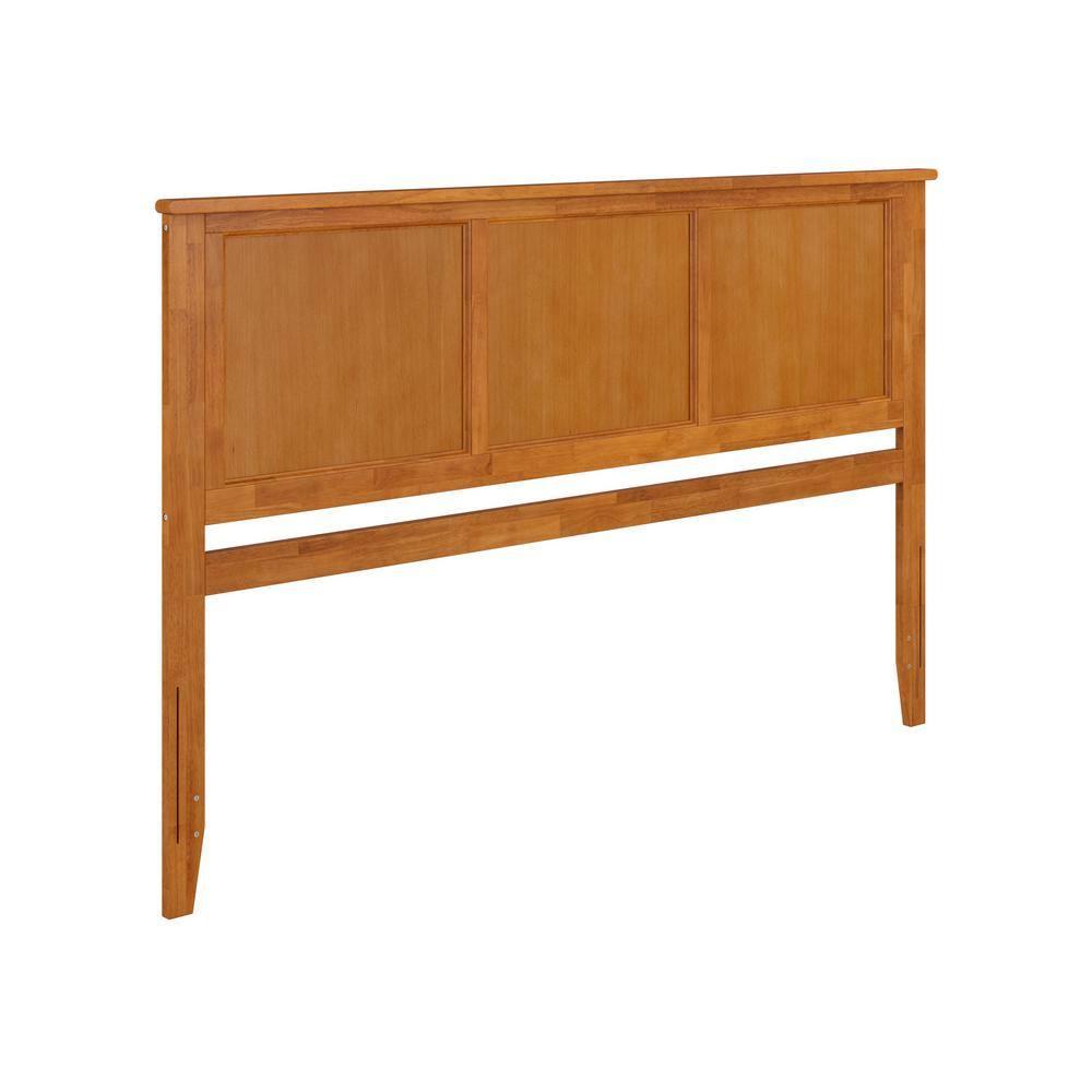 AFI Furnishings Madison King Solid Wood Panel Headboard in Light Toffee