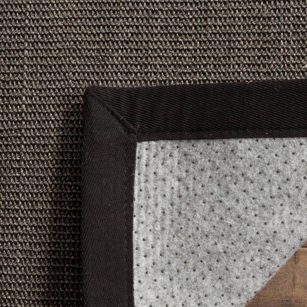 Natural Fiber NF441 Power Loomed Indoor Area Rug - Charcoal/Charcoal - 6'x9' - Safavieh.