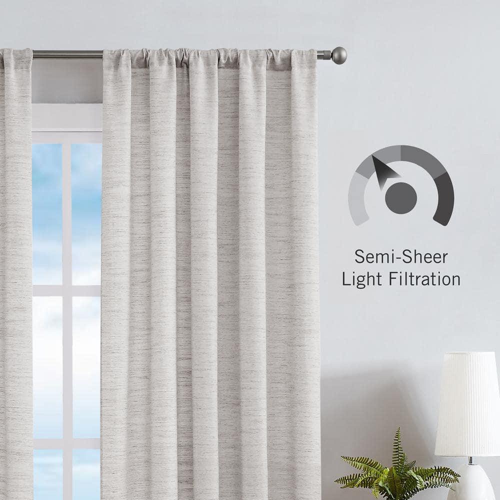 Nautica Nautica Light Filtering Rod Pocket Window Curtains Pair (Set of 2)