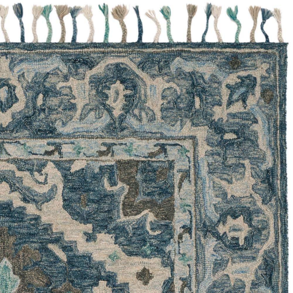Aspen APN230 Hand Tufted Indoor Area Rug - Dark Blue/Grey - 9'x12' - Safavieh