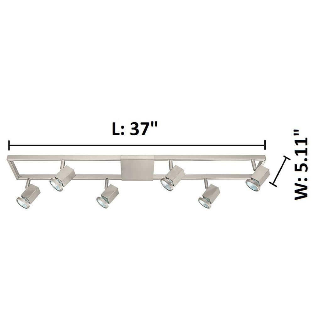 93679A-Eglo Lighting-Zeraco - Six Light Track Light