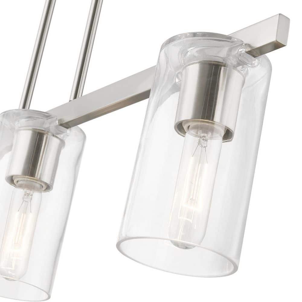 Livex Lighting Clarion 3 - Light Chandelier in  Brushed Nickel