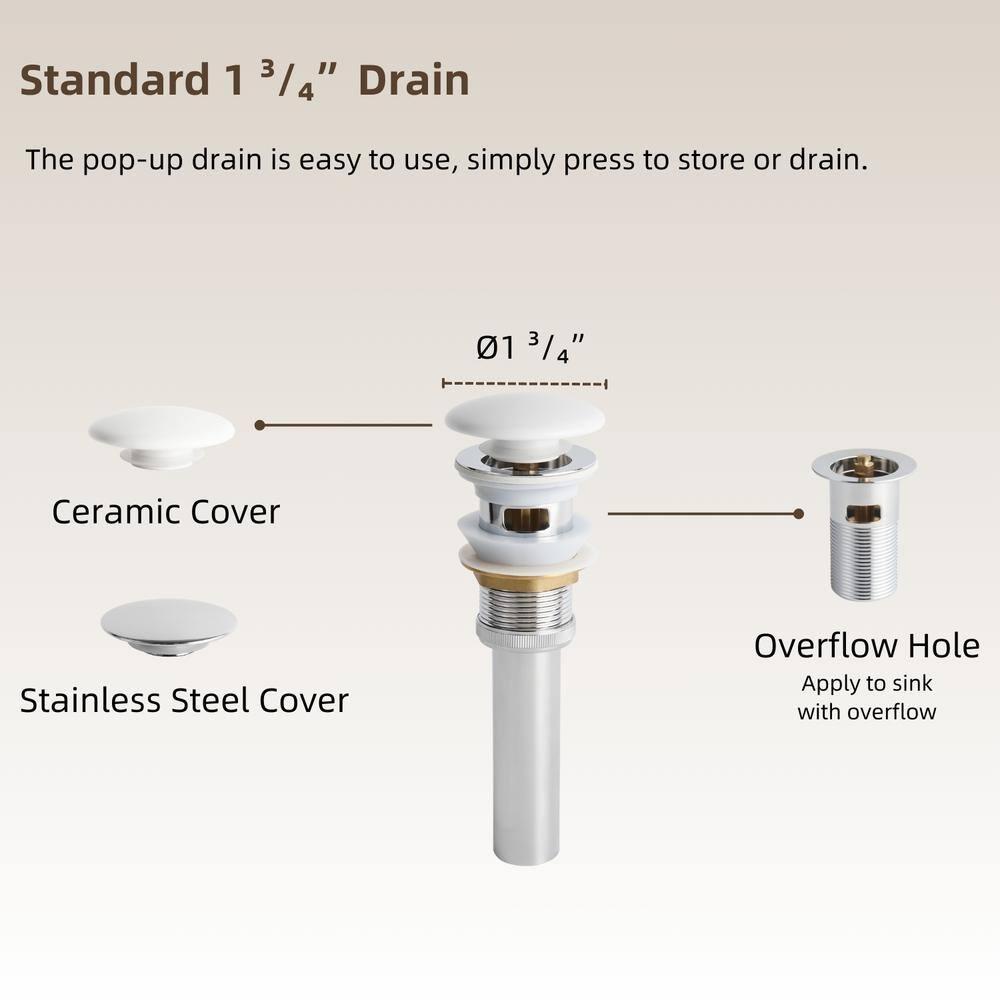 Los Flexi Los Flexi 43" x 16" Extra Large Trough Sink, Dual Faucet Holes, Wall-Mount Install, Pop-Up Drain WFLFBSTM04-01
