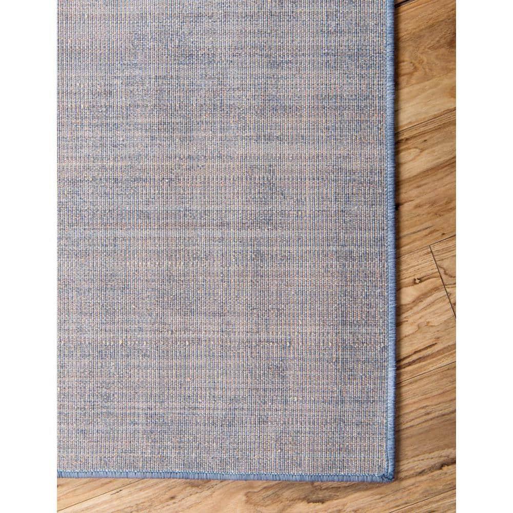 Unique Loom Asheville Collection Area Rug - Tanglewood (8'  x 10' Rectangle Blue/Light Blue)