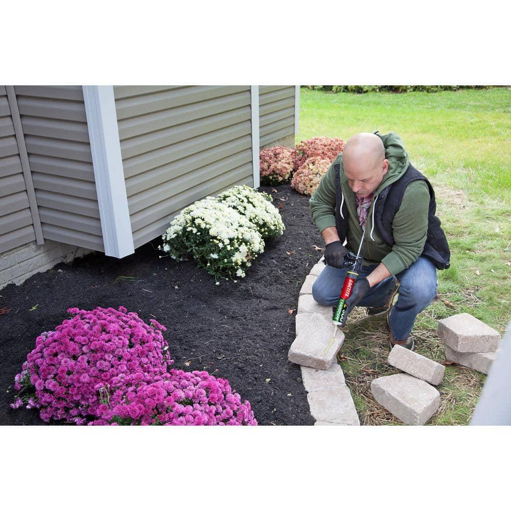 Loctite Landscape Block Adhesive, Paste, Acetone, Beige/Tan, 10 oz Tube