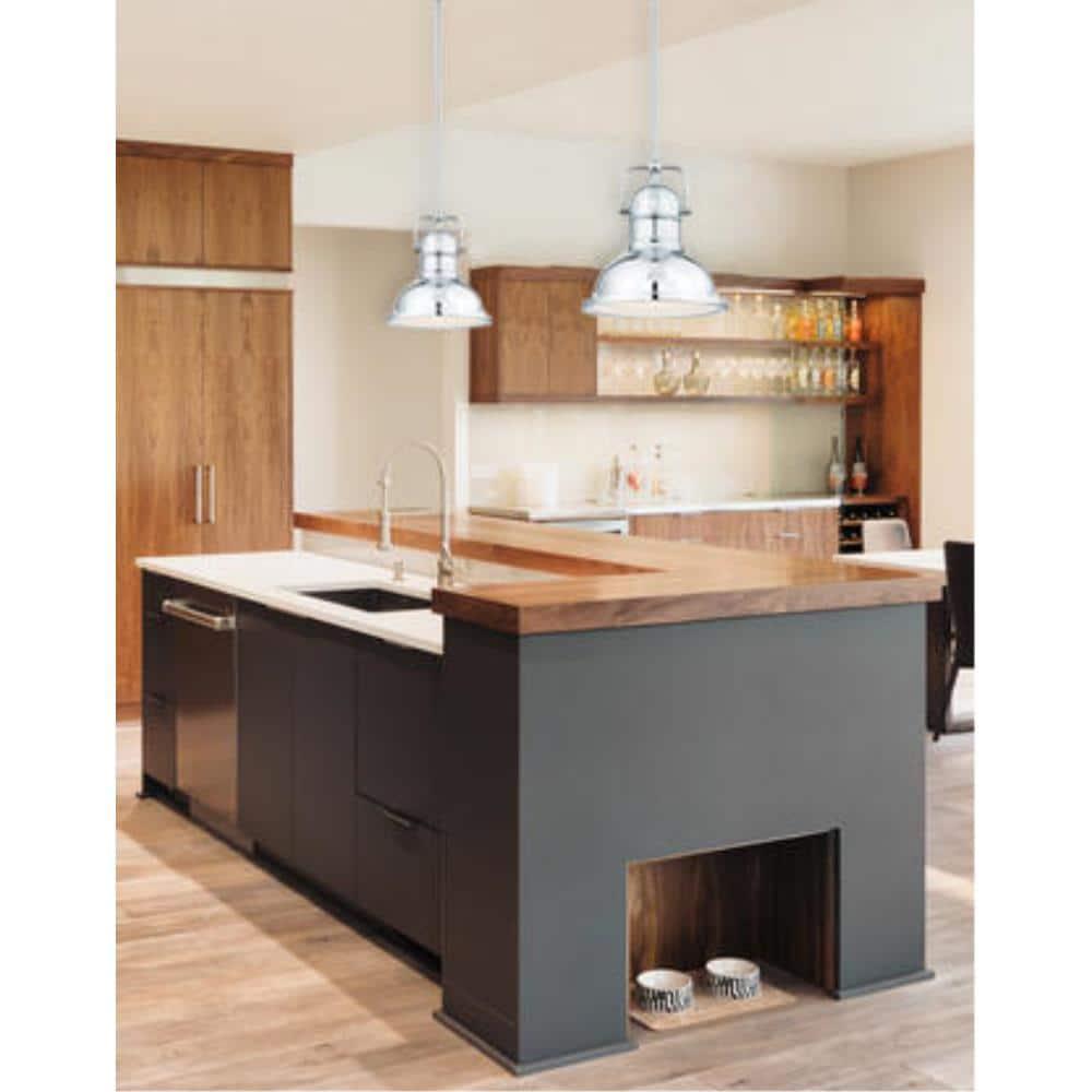 Westinghouse Boswell LED Pendant Chrome Finish Frosted Prismatic Lens