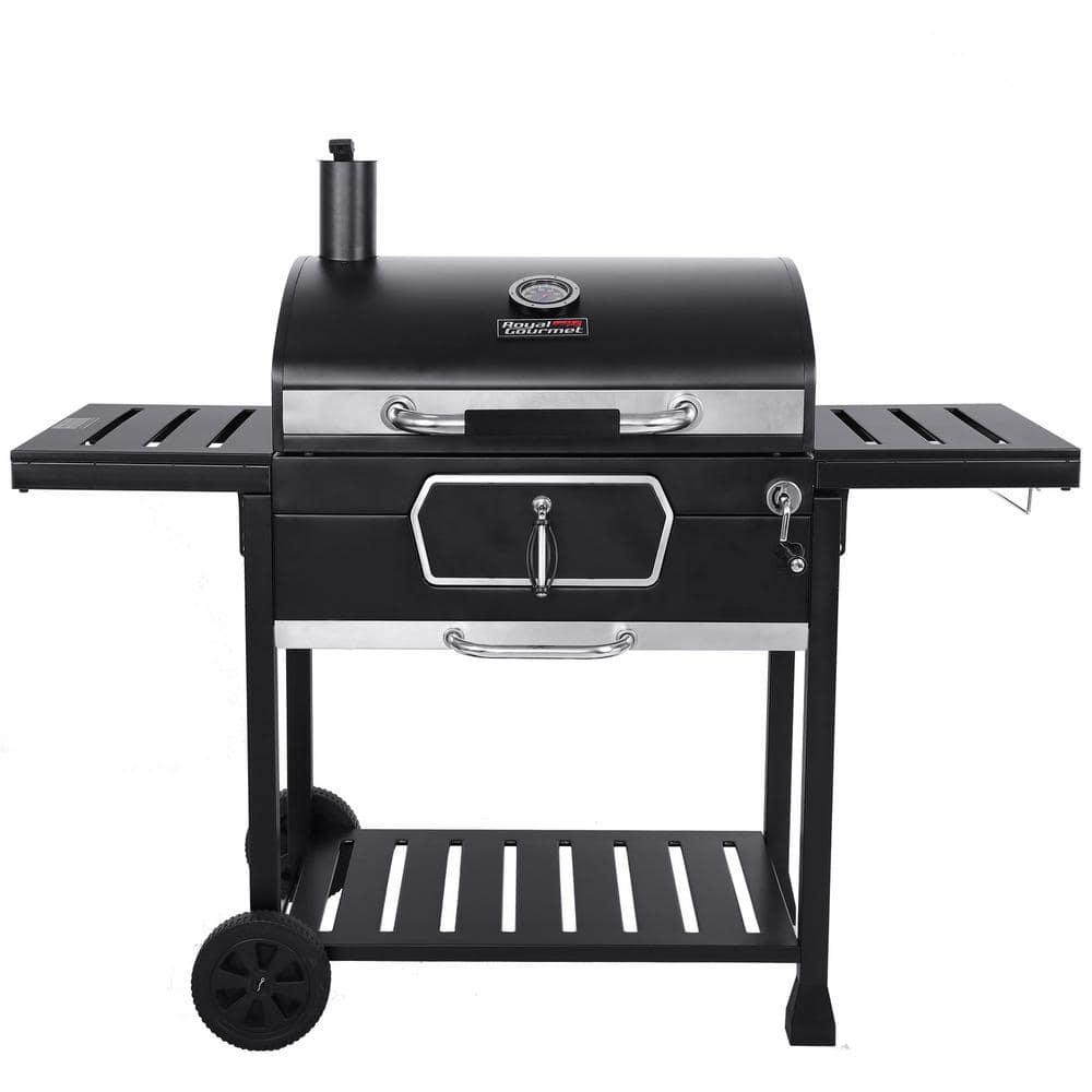Royal Gourmet Deluxe 30-Inch Charcoal Grill, Black