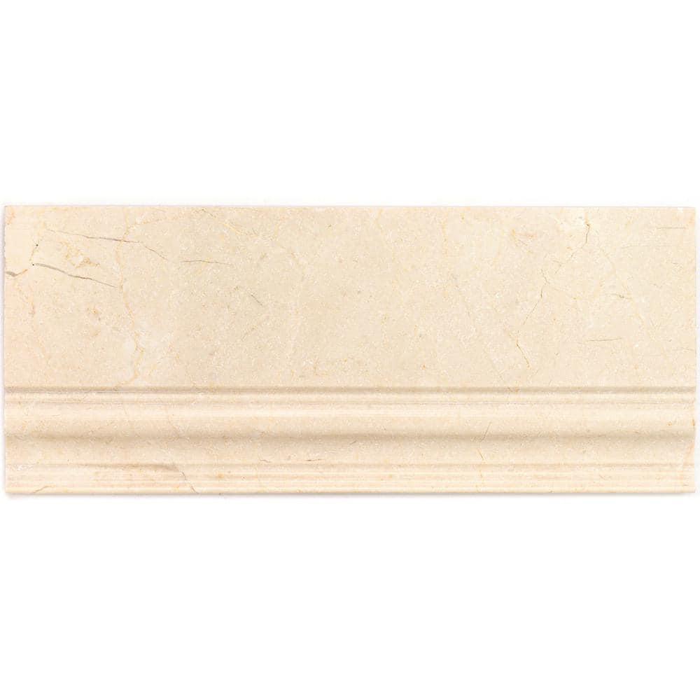 Bond Tile 12'' L x 4.75'' W Marble Tile Trim