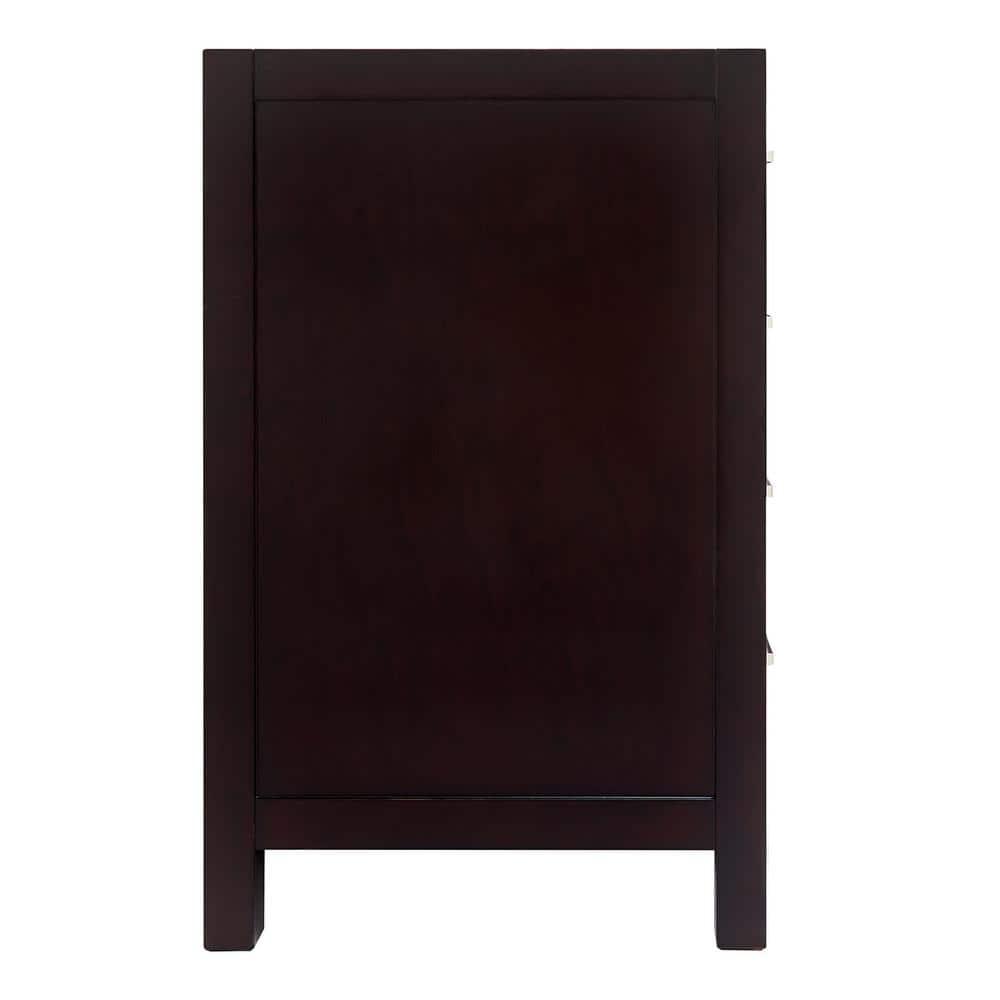 Ariel A067d-Bc Cambridge 66" Double Free Standing Vanity Cabinet Only - Brown
