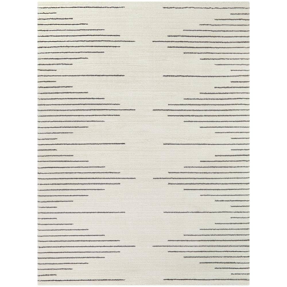 Bonfiglio Power Loom Cream/Gray Area Rug