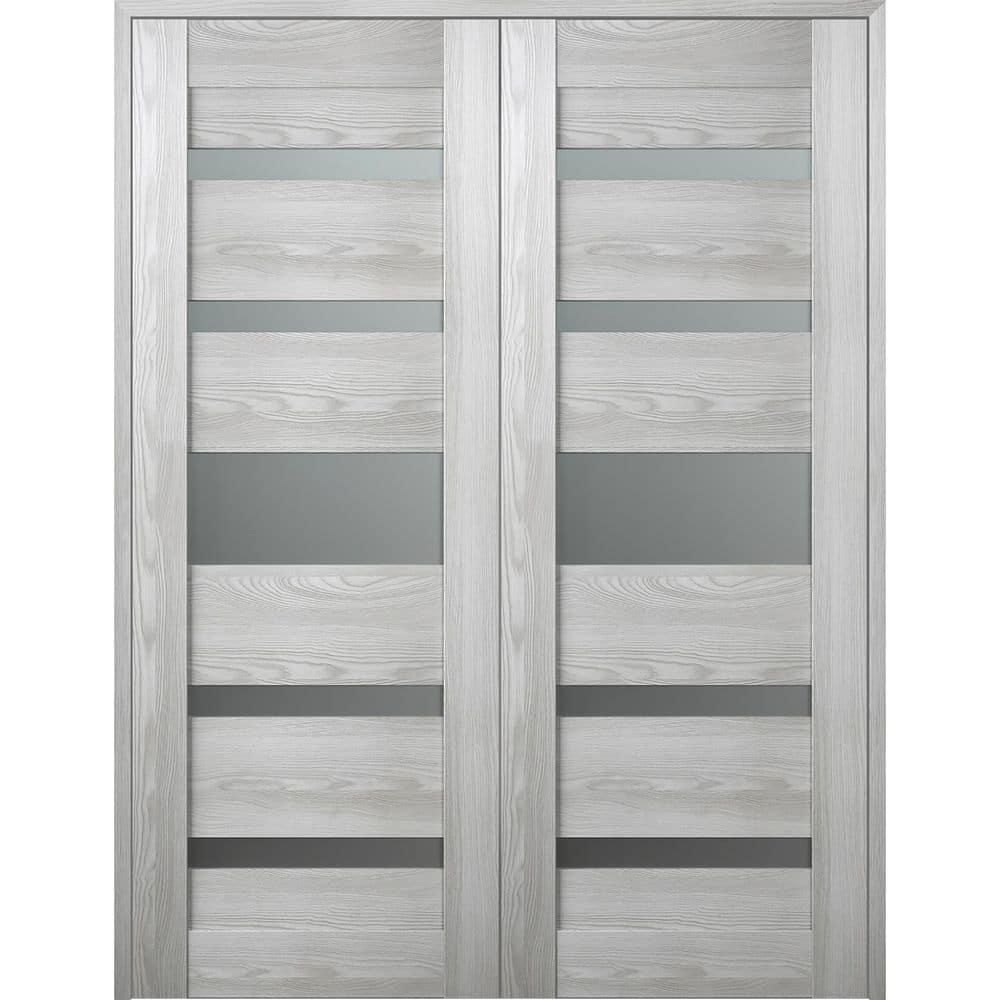 Belldinni Avon 07-05 Solid + Manufactured Wood Paneled French Doors