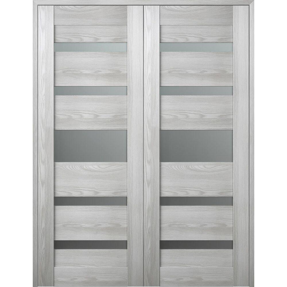 Belldinni Avon 07-05 Solid + Manufactured Wood Paneled French Doors