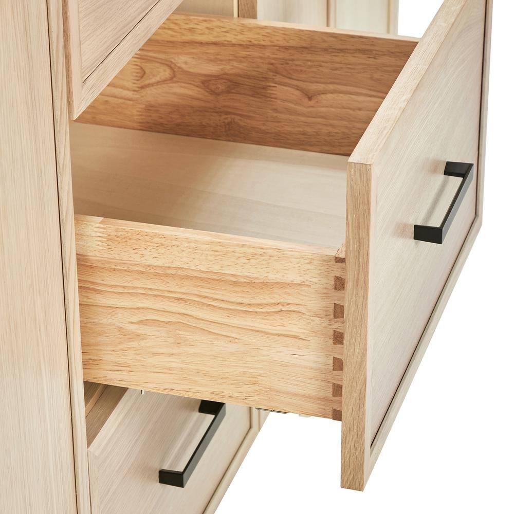Ariel Kelley 66 Inch Double Sink Base Cabinet In Oak