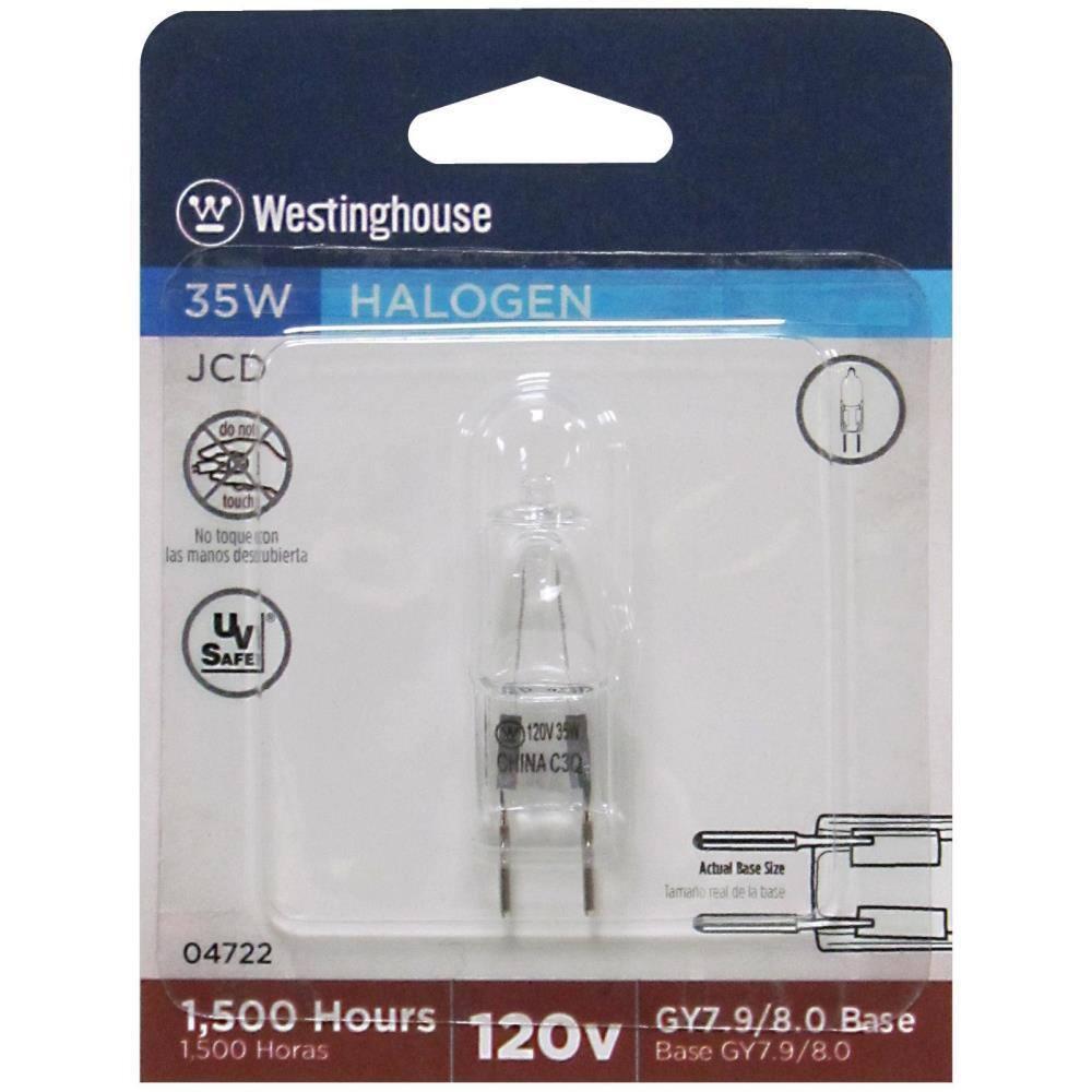 Clear 35-Watt Halogen T4 Decorative Bulb for Commercial Use