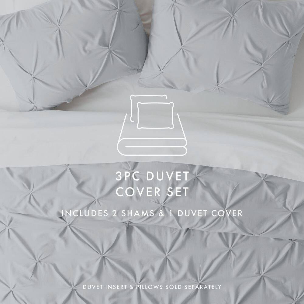 Becky Cameron Pinch Pleat Textured Duvet Cover Set