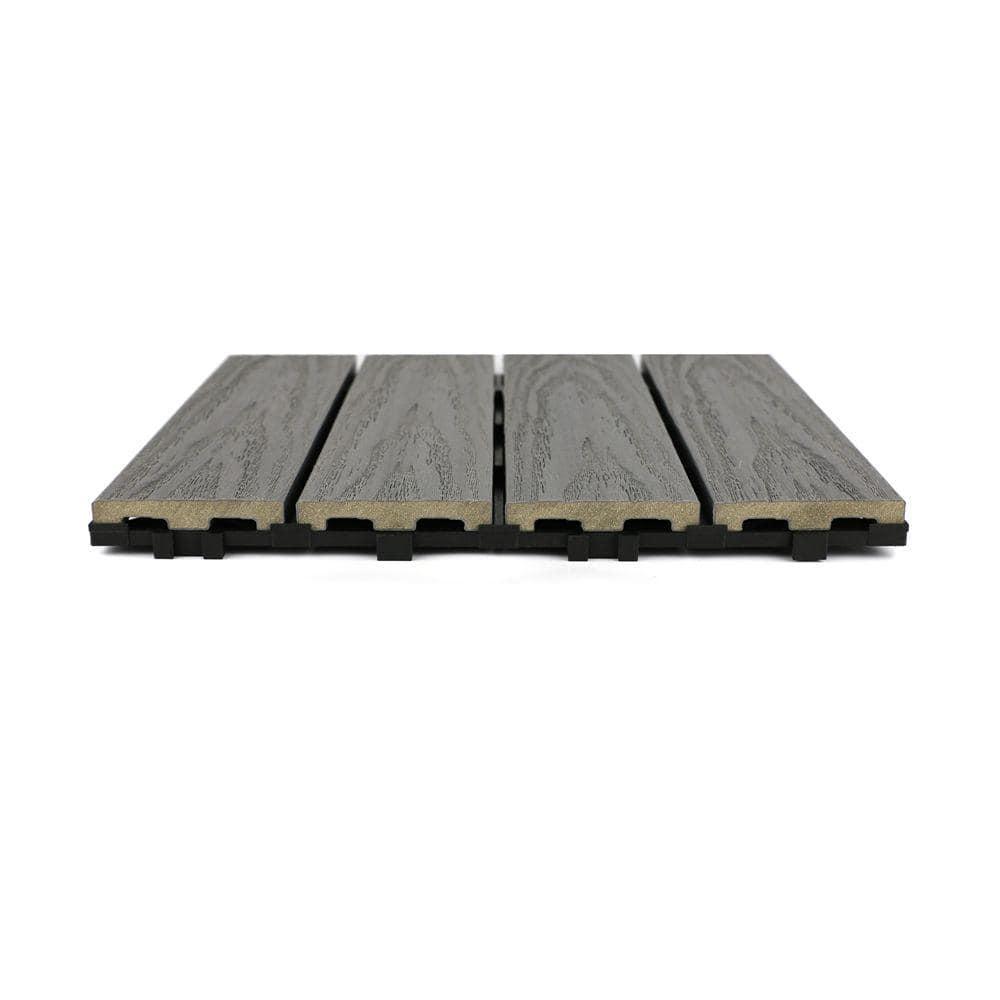 UltraShield Naturale Composite 12" x 12" Interlocking Deck Tile