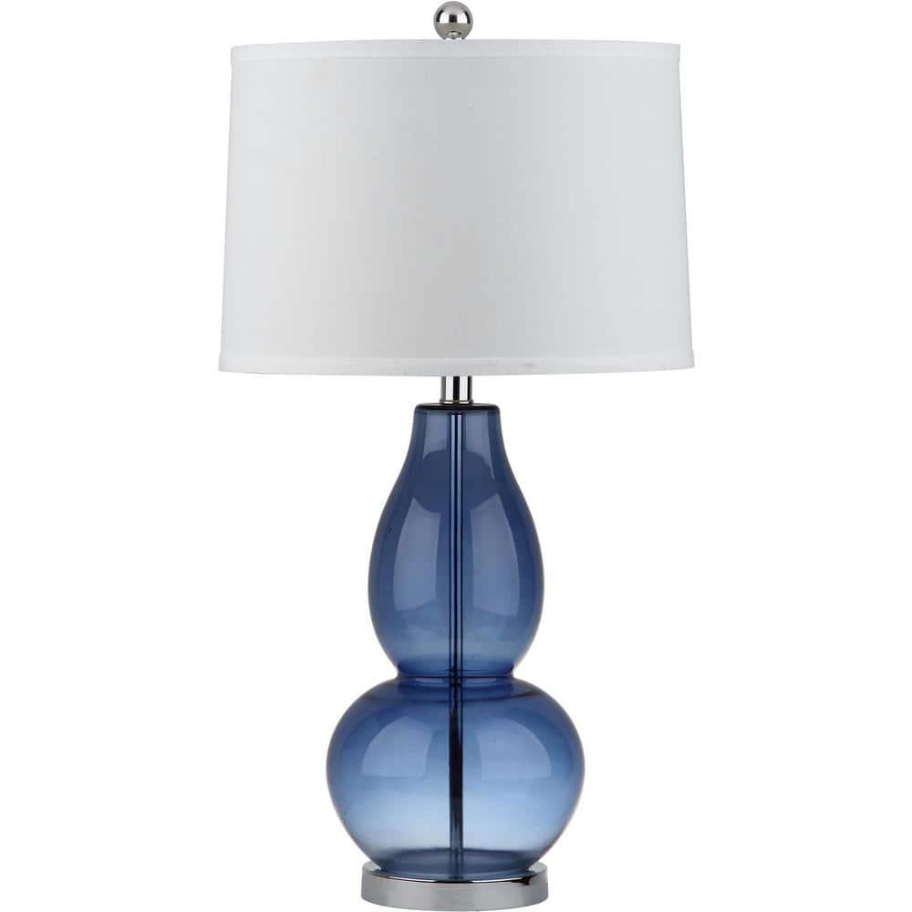 Mercurio Double Gourd Lamp (Set of 2) - 28.5 Inch Height - LIT4155 - Blue - Safavieh
