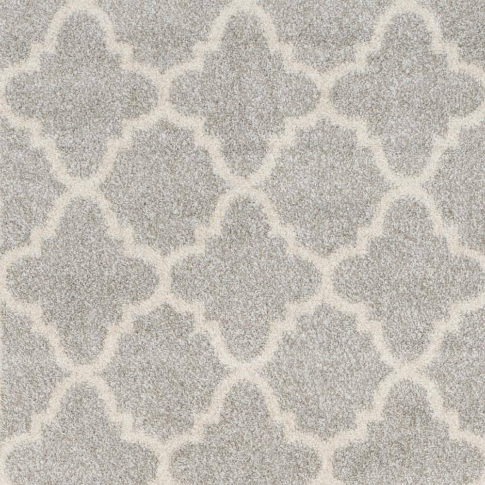 Amherst AMT422 Power Loomed Indoor Runner Rug - Light Grey/Beige - 2'3"x11' - Safavieh