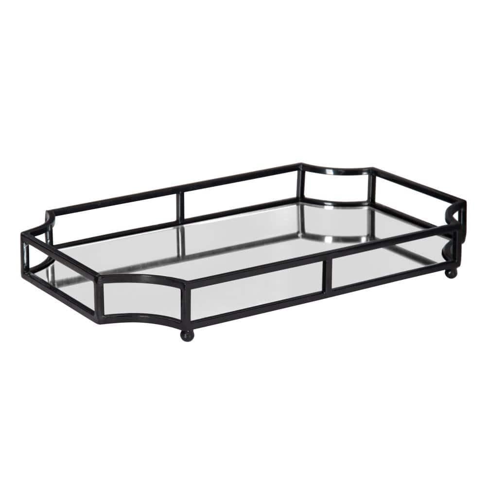 Kate and Laurel Ciel Tray, 12x18, Black
