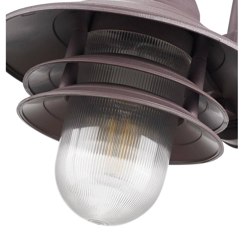 Acclaim 82ABZ Mariner Collection 1-Light Wall Mount Outdoor Light Fixture, Architectural Bronze