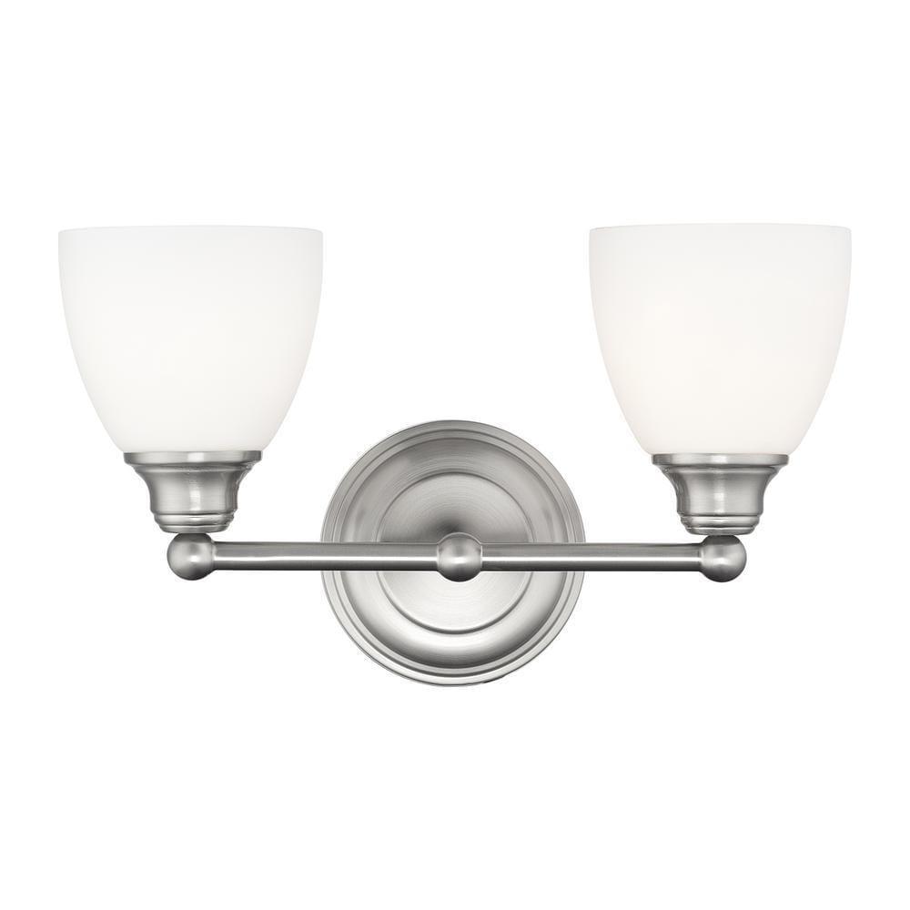 Livex Lighting Somerville 2 - Light Vanity in  Brushed Nickel