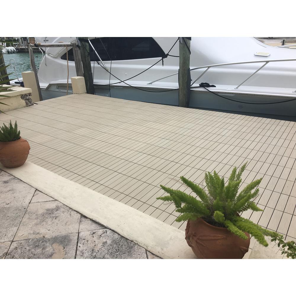 UltraShield Naturale Composite 12" x 12" Interlocking Deck Tile