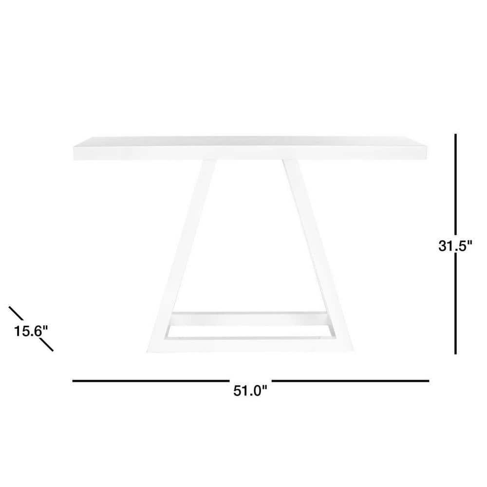 Sutton Console - FOX4229A - White - Safavieh Couture
