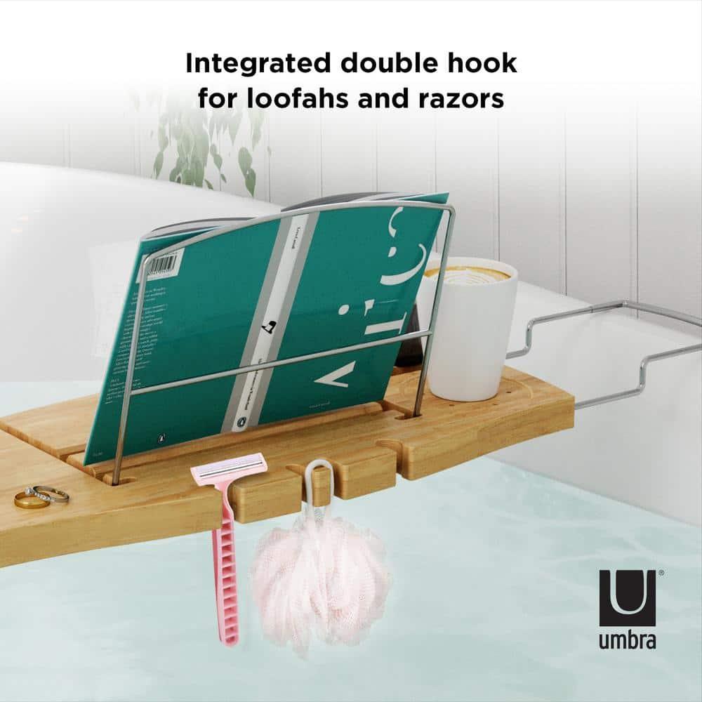 Aquala Freestanding Bamboo Bath Caddy