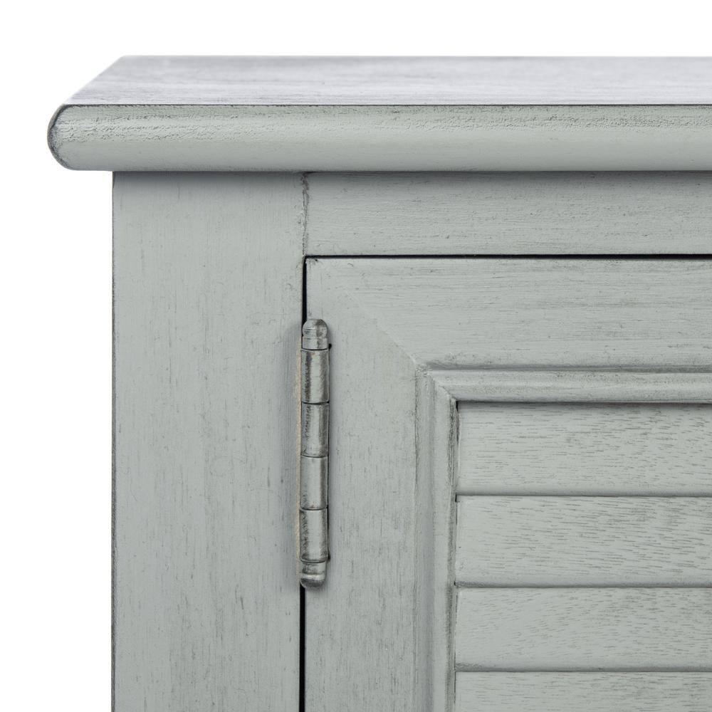 Tate 2 Drawer 2 Door Console Table - Distressed Grey - Safavieh