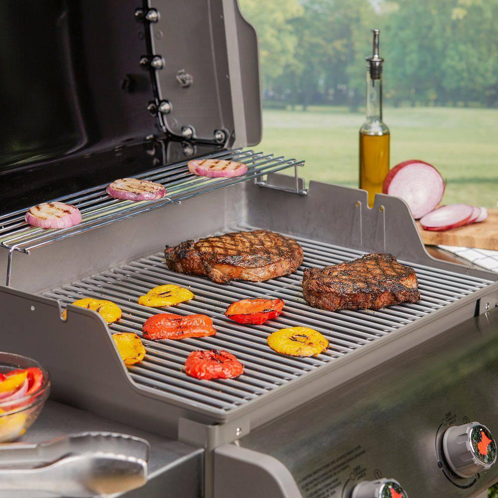 17.5" 7639 Grill Grate for Weber GS4 Spirit II/I 300 Series Spirit E/S 310 320 330, 7638 Grill Grid for Weber 900 Spirit 700 Genesis Silver & Platinum & Gold B/C Genesis 1000-3500, Stainless Steel