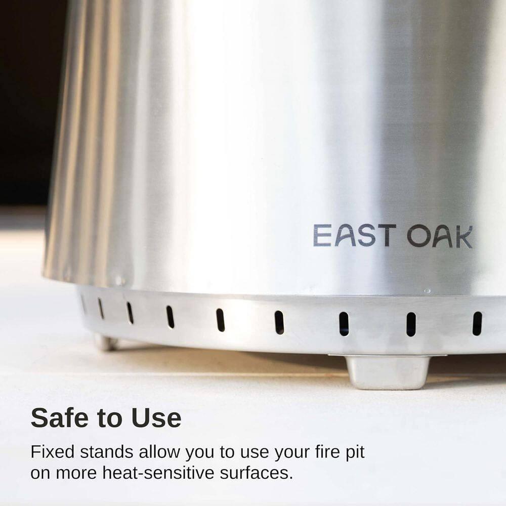 EAST OAK Smokeless Outdoor Fire Pit