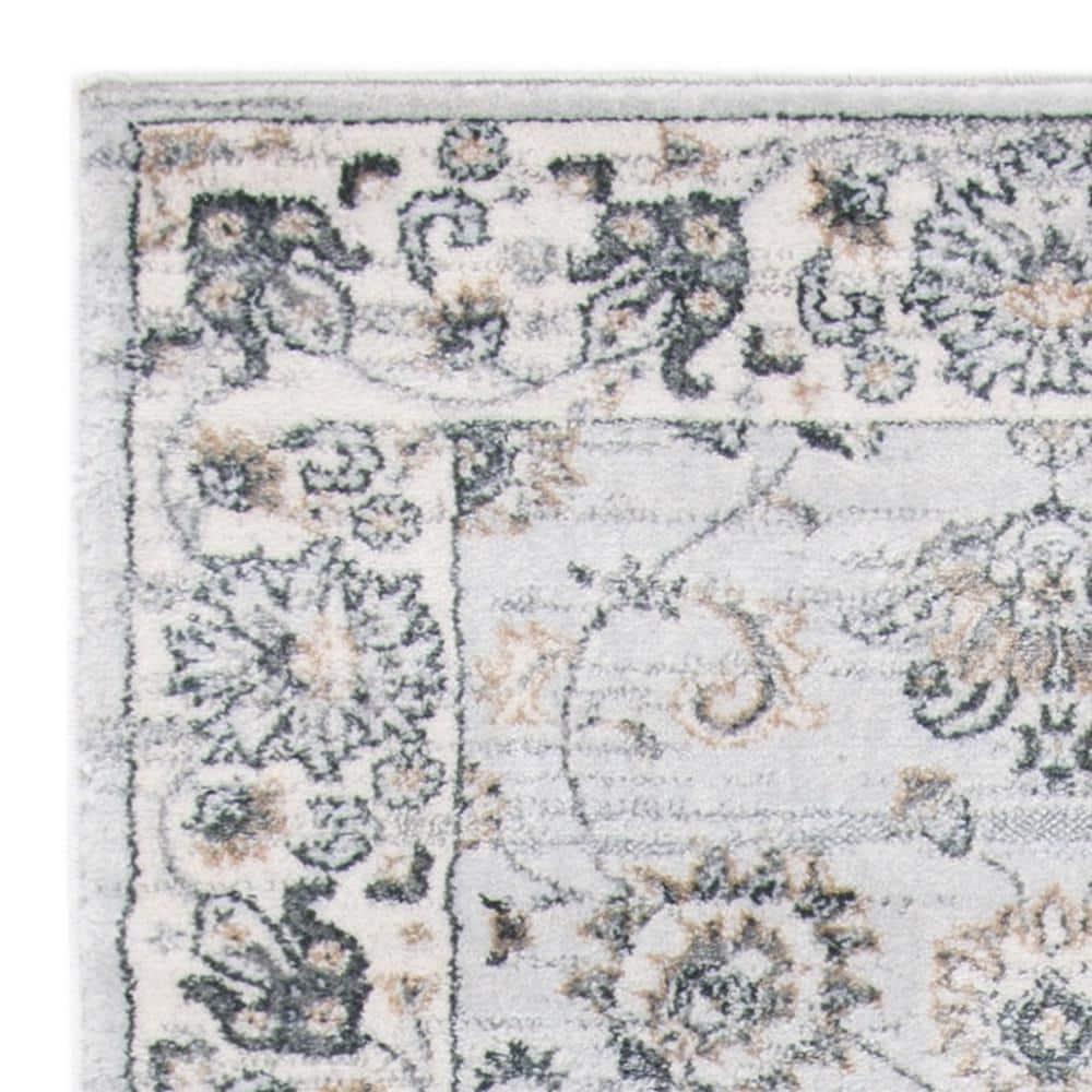 SAFAVIEH Isabella ISA940G Light Grey / Cream Rug