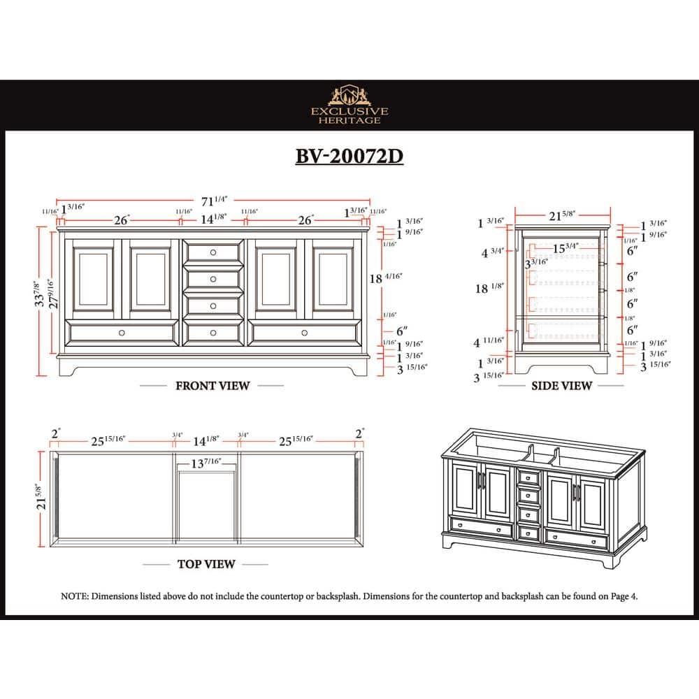 72'' Double Bathroom Vanity with Carrara Marble Top