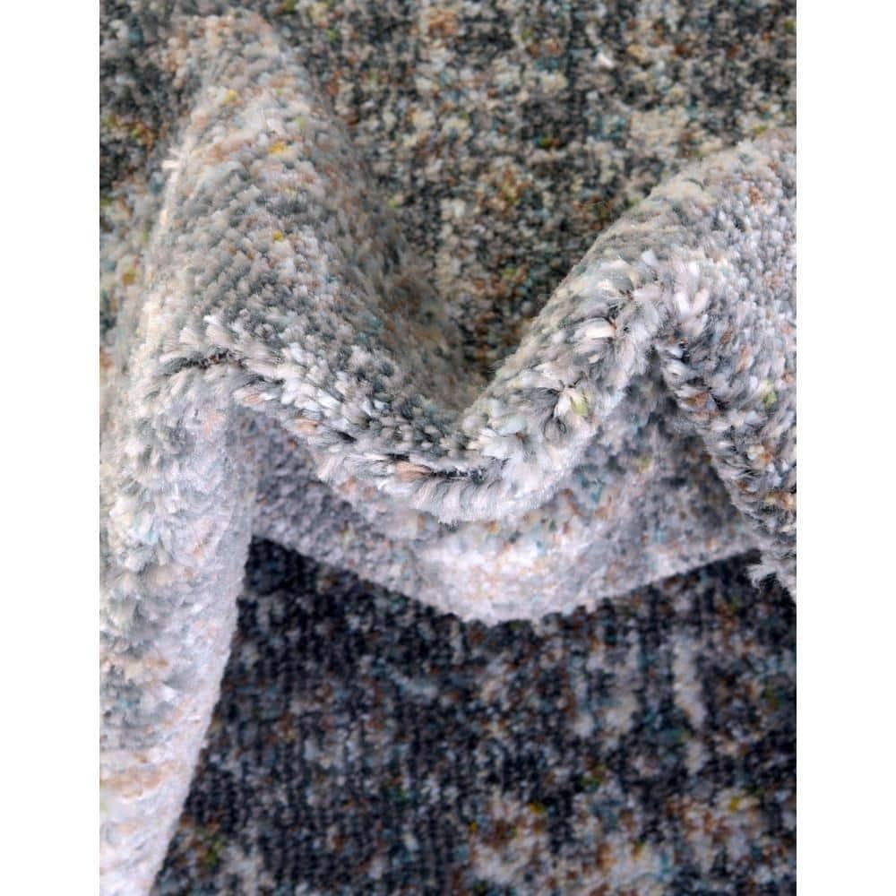 Baracoa La Cabana Dark Gray 2' 2 x 6' 0 Runner Rug