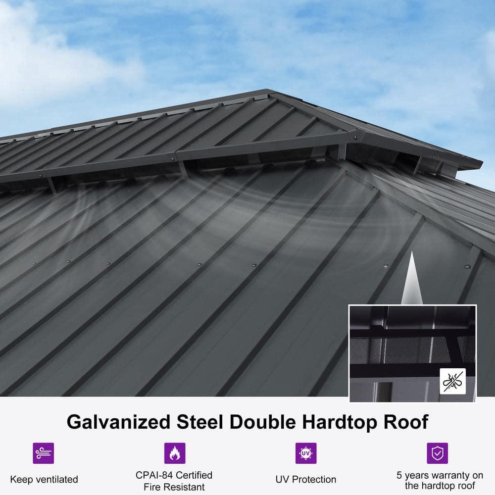 Purple Leaf Aluminum Patio Gazebo