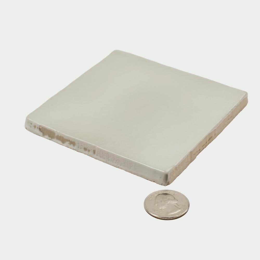 Apollo Tile Silken 3.94 in. x 3.94 in. Glossy Ceramic Square Wall and Floor Tile (6.48 sq. ft./case) (60-pack)