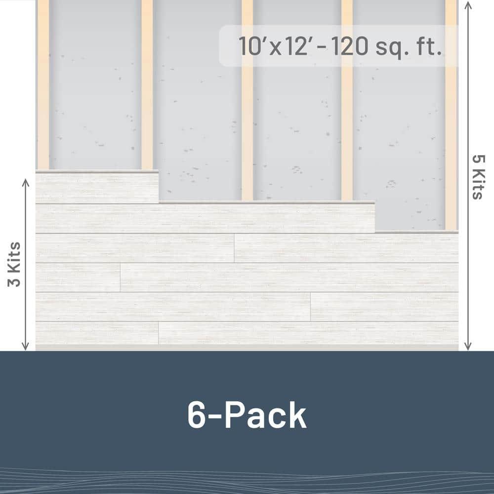 UFP-Edge Edge 1 in. x 8 in. x 8 ft. Rustic Collection Shiplap Pine Board (Set of 6)