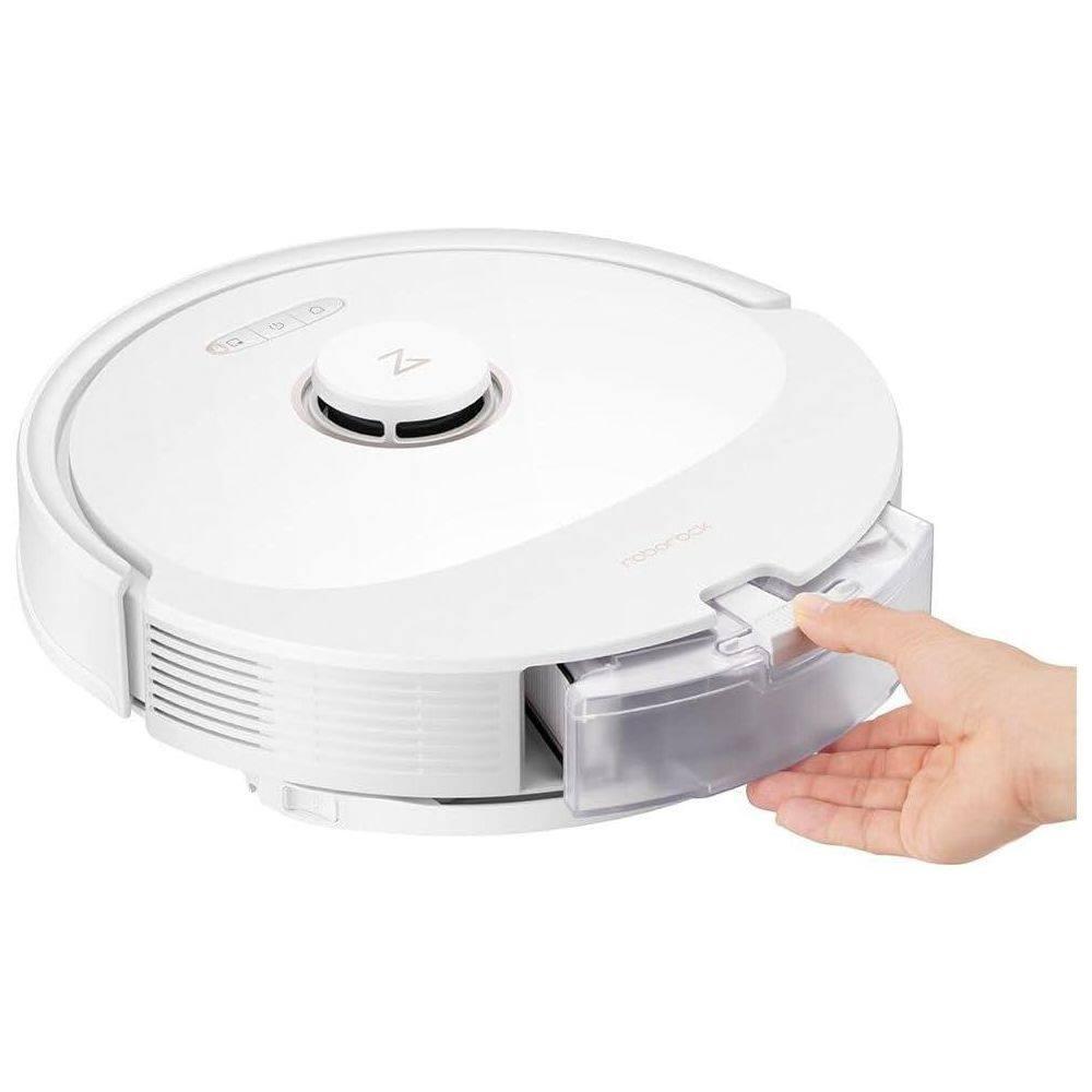 Q8 Max Robotic Vacuum White: Roborock, Cordless, Smart Mapping, App Controlled, Tangle-Free, Multi-Surface, 1-Year Warranty