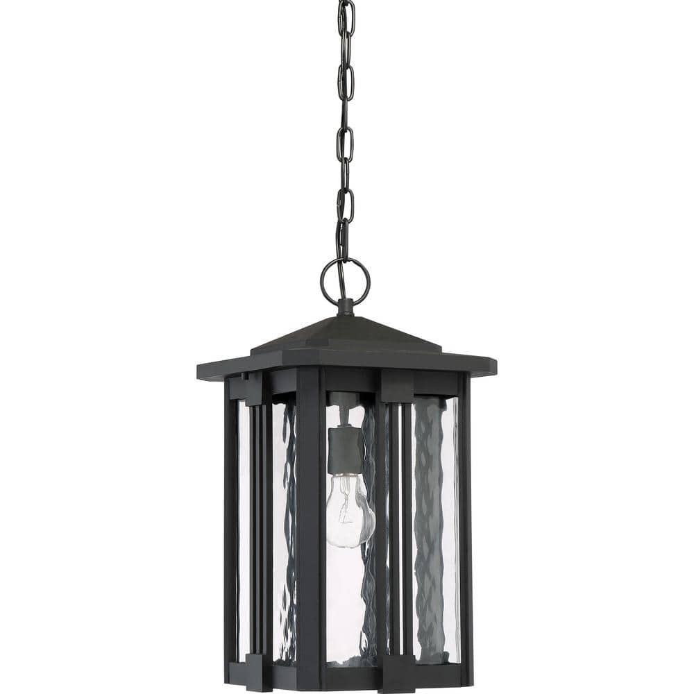 Quoizel Lighting Everglade 1 - Light Pendant in  Earth Black