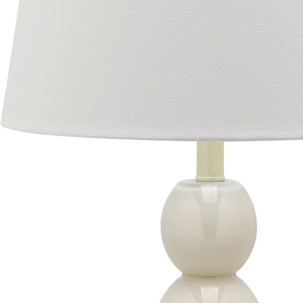 Jayne 3 Sphere Table Lamp (Set of 2) - 26.5 Inch Height - LIT4089 - Light Grey - Safavieh