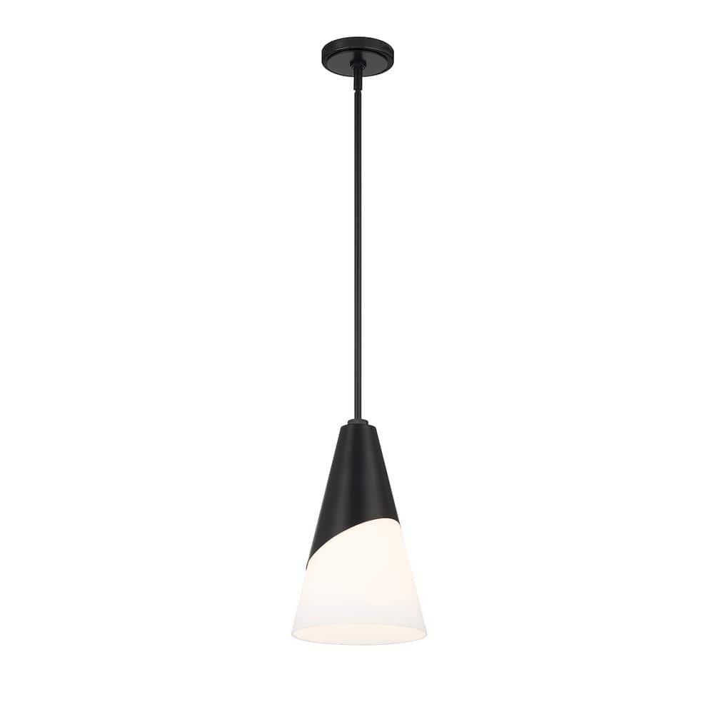 Crystorama Lighting Tori 1 - Light Pendant in  Matte Black