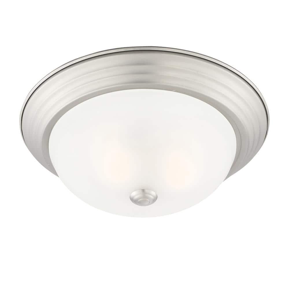 Designers Fountain 1257M-PW-W Flush Mounts Pewter Decorative Pewter