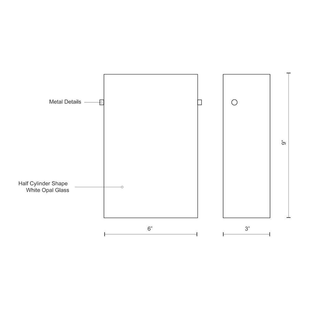 Kuzco Lighting Hudson LED Flush Mounted Sconce