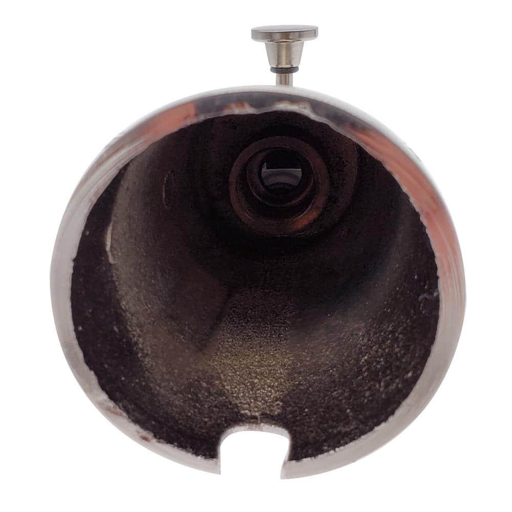 5-1/2" Reach Brass Wall Mount Tub Spout with Nose Diverter