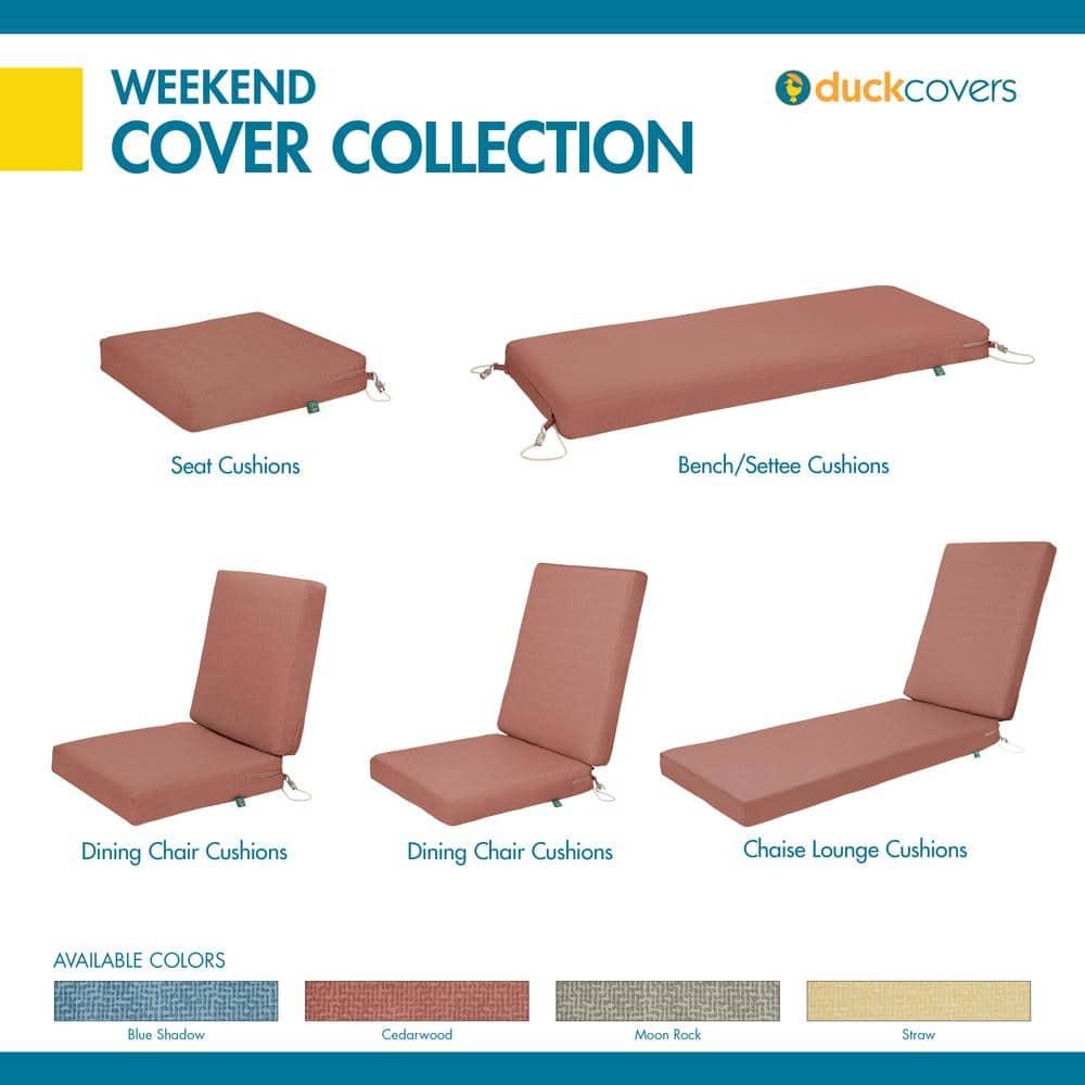 Weekend Outdoor 3'' Dining Chair Seat Cushion