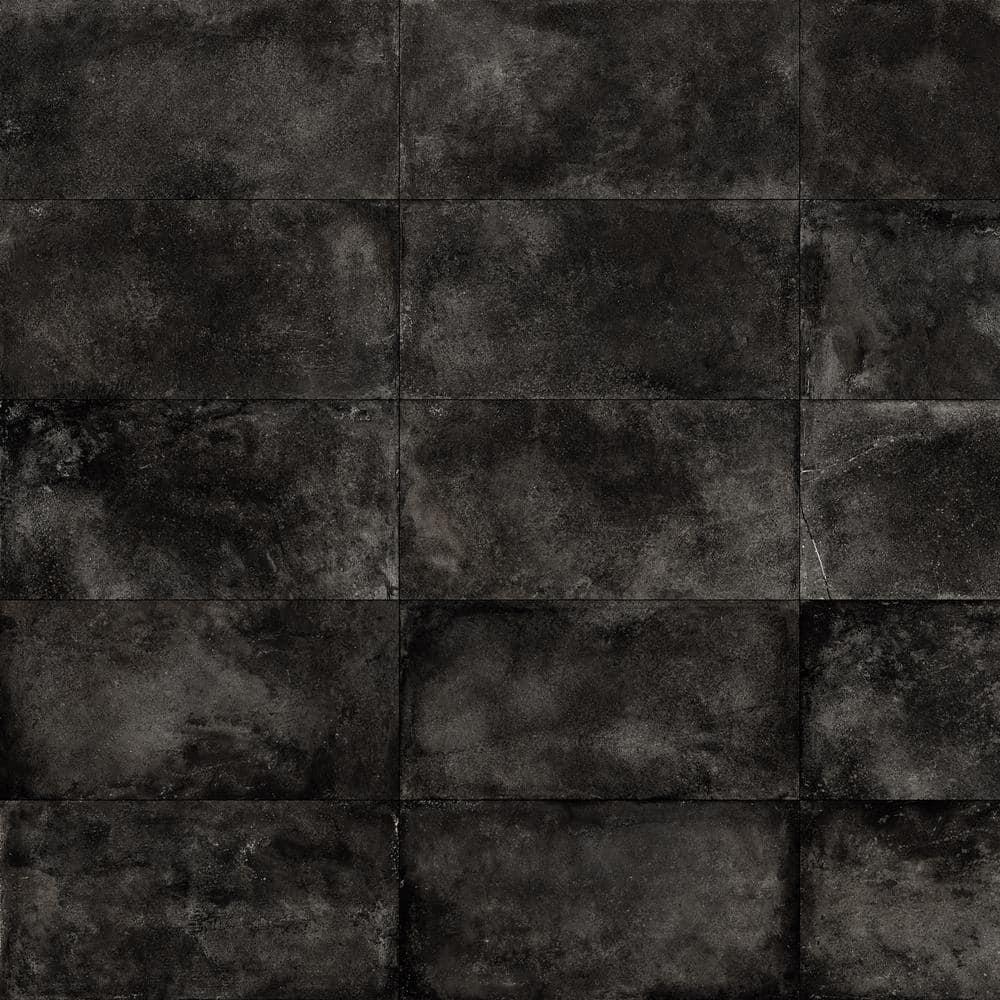 Large Format 12" x 24" Porcelain Concrete Look Wall & Floor Tile