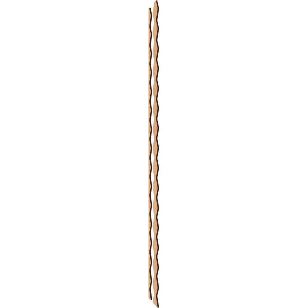 Ekena Millwork Sheyenne Adjustable Wood Decorative Slat Wall Panel Kit