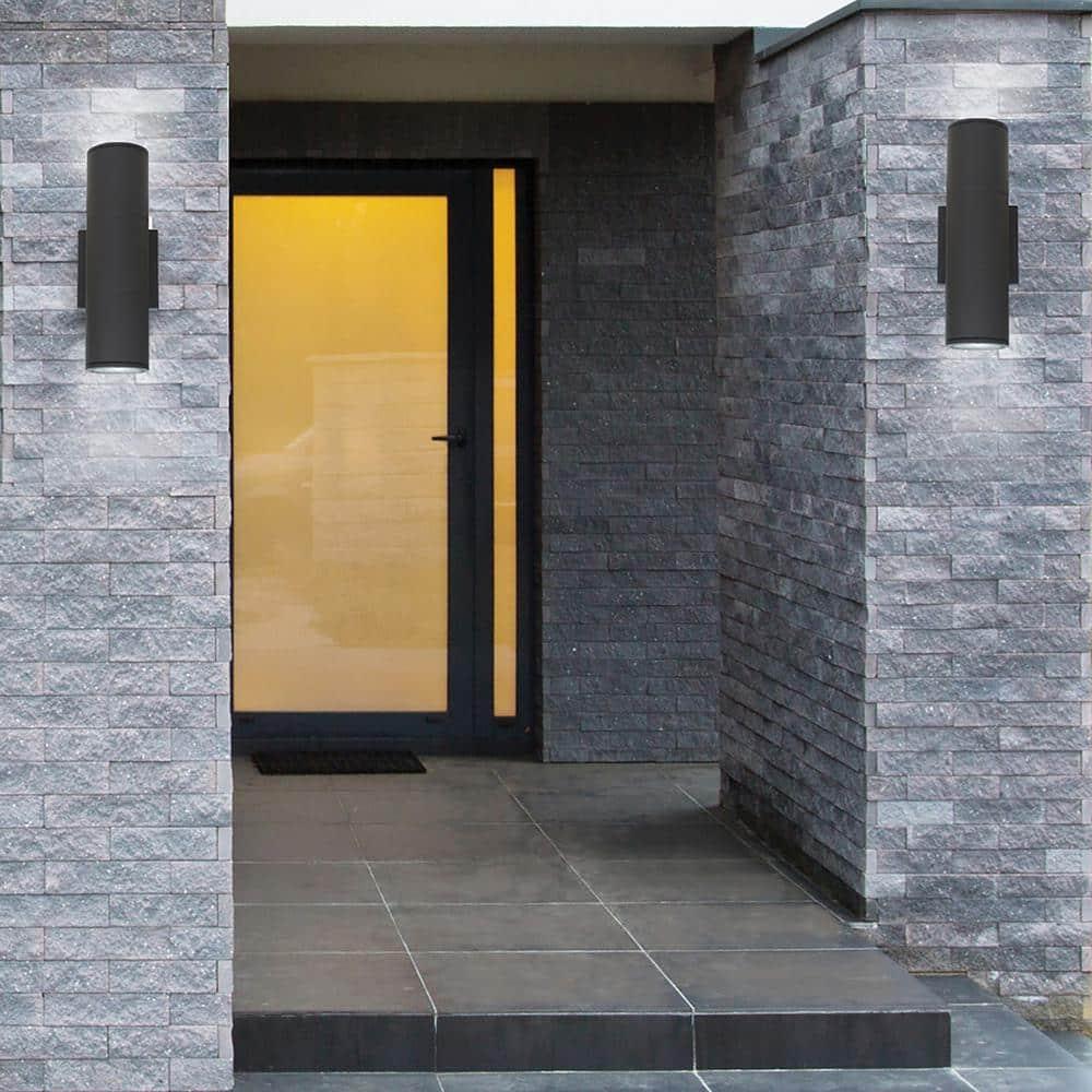 NUVO 62/1146R1 Two Light Outdoor Wall LED Up-and-Down Sconce, 20W/120-277V, Bronze, Large